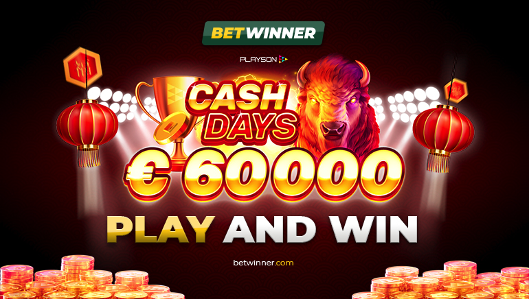 Ngày tiền mặt €60k trong tháng 2 đang diễn ra tại Betwinner Casino