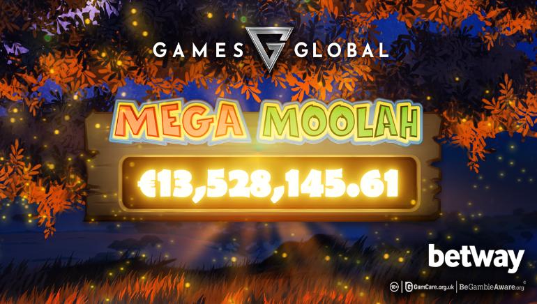 Mega Moolah!™ Jackpot Pays a Massive €13.5 Million at Betway