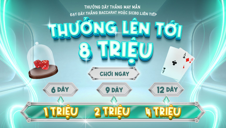 Giới thiệu Phần thưởng Tiền mặt Độc quyền của Yesbet88: Nhận phần thưởng lớn với Chuỗi Chiến thắng của mình!